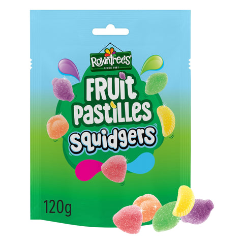 Rowntree's Fruit Pastilles Squidgers Sweets Sharing Bags 120g