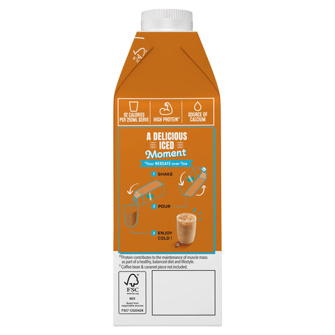 Nescafe Iced Coffee Caramel Flavour Latte 750ml