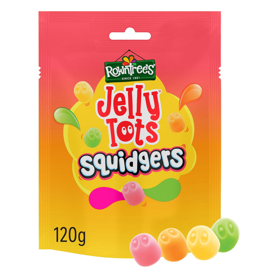 Rowntree's Jelly Tots Squidgers Sweets Sharing Bags 120g