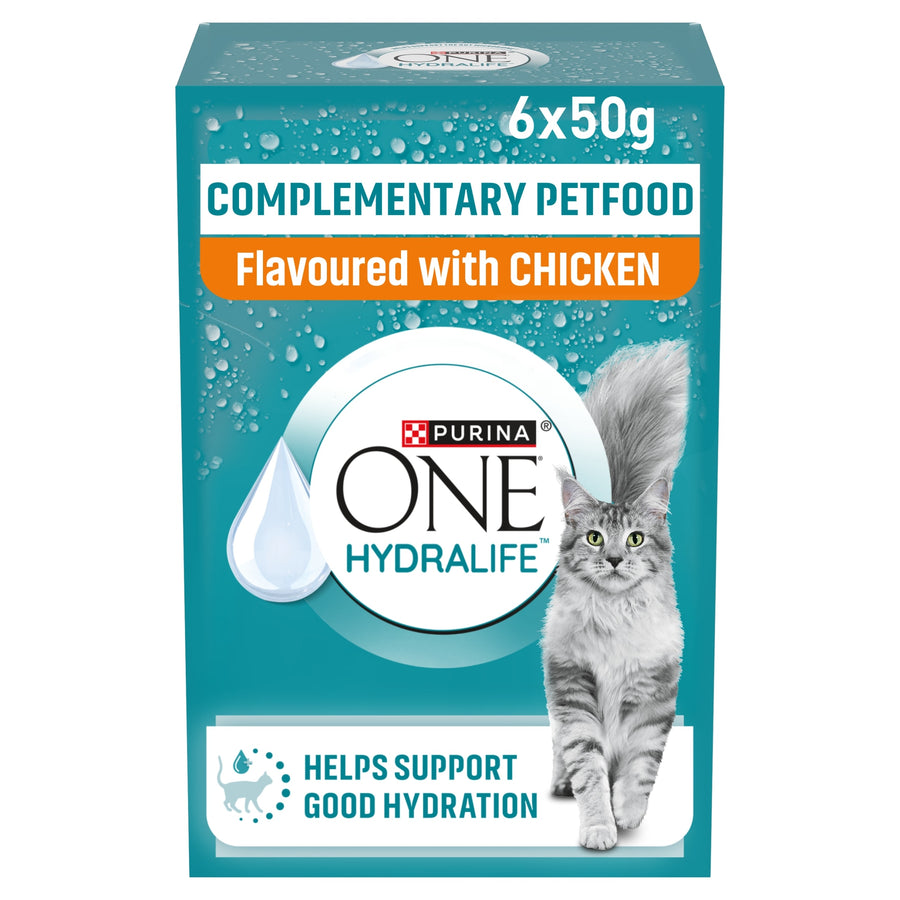 Purina ONE HYDRALIFE with Chicken Cat Compliment 6x50g