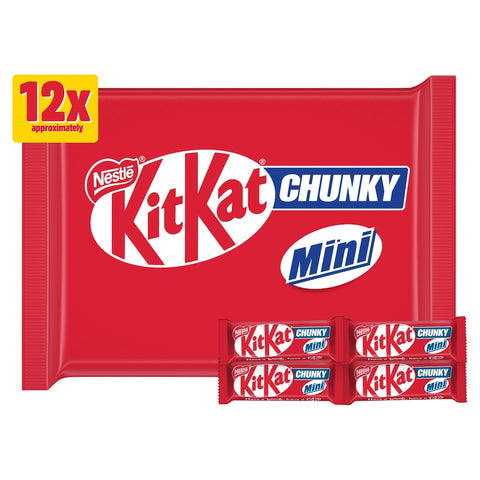 KitKat Chunky Mini Milk Chocolate Bars 12 Pack Multipack 194g