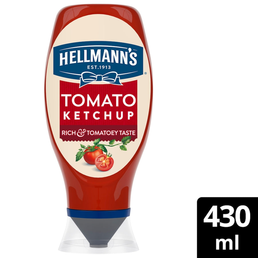 Hellmann's Tomato Ketchup Sauce Squeezy 430ml