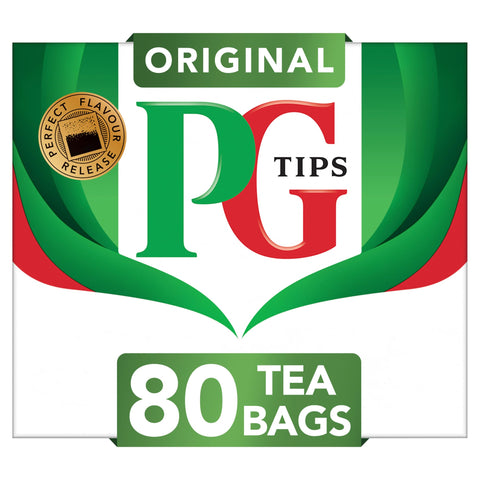 PG Tips Original Black Tea 80 Tea Bags 232g
