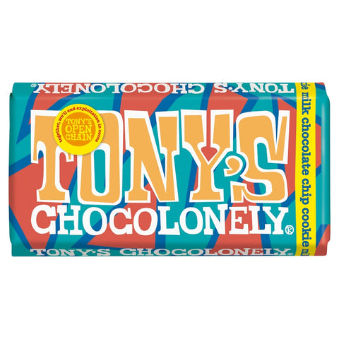 Tony's Chocolonely Milk Chocolate Chip Cookie 180G