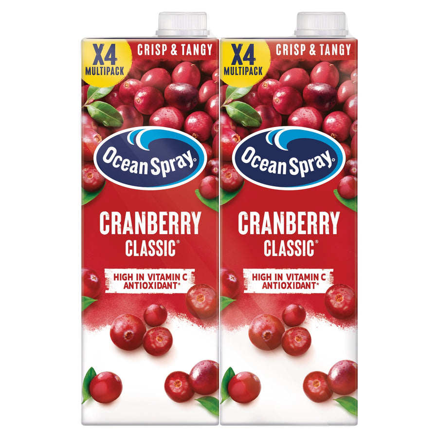 Ocean Spray Cranberry Classic Juice Drink 4 X 1 Litre