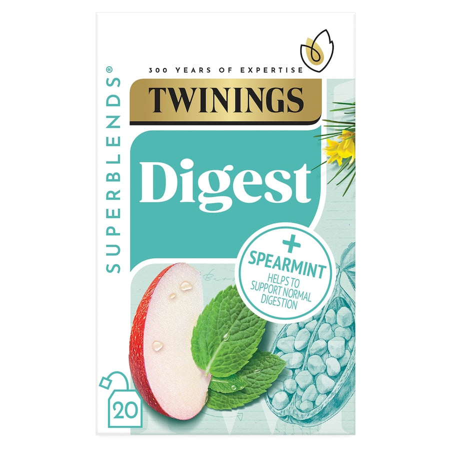 Twinings Superblends Digest Spearmint, Apple & Rooibos 20 Tea Bags 35g