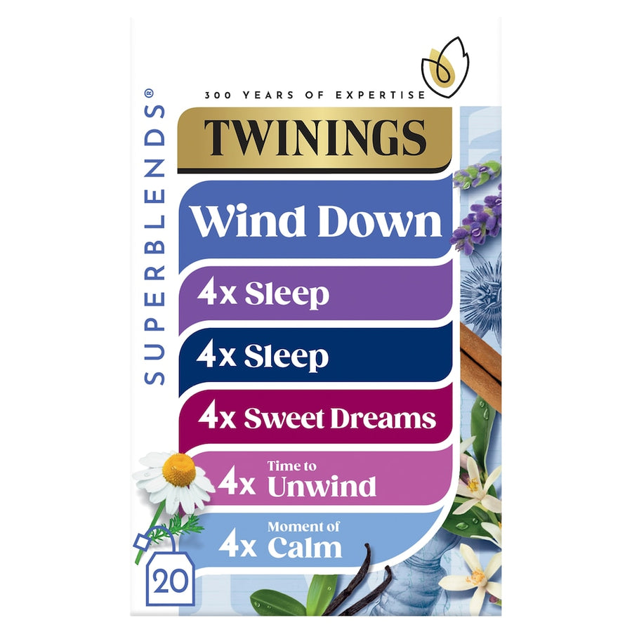 Twinings Superblends Wind Down Collection 20 Tea Bags 33.3g