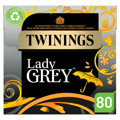 Twinings Lady Grey Tea Bags 80 Pack 200g