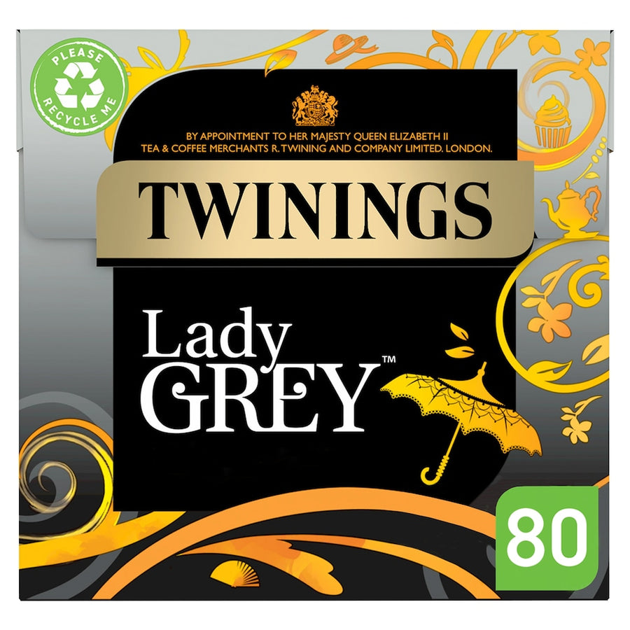 Twinings Lady Grey Tea Bags 80 Pack 200g
