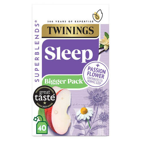 Twinings Sprbds Sleep Spiced Apple 40 Teabags 60G