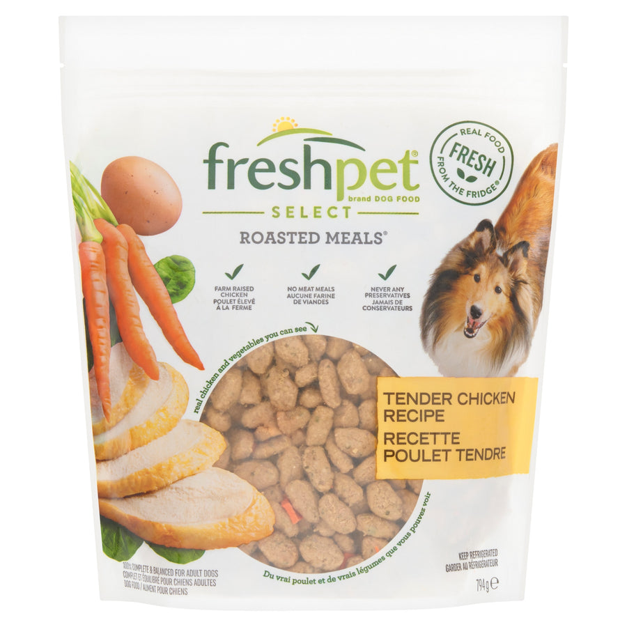 Freshpet Tender Roasted Chicken with Garden Vegetables Fresh Dog Food 794g
