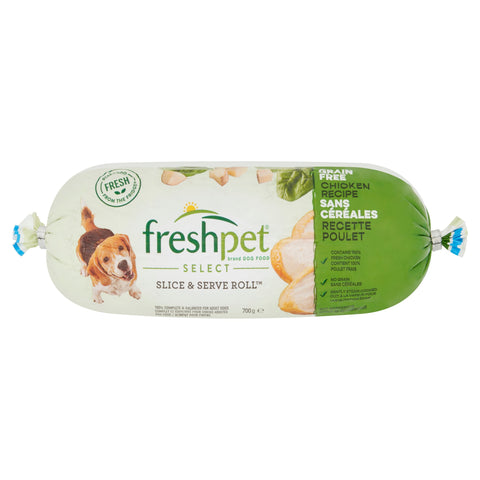 Freshpet Grain Free Chicken & Turkey with Potato & Spinach Fresh Dog Food Roll 700g