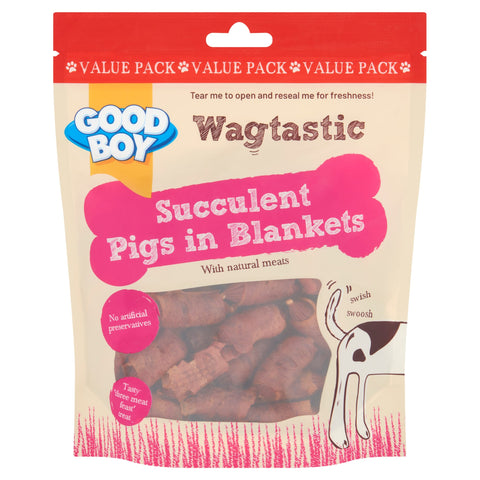 Good Boy Wagtastic Dog Treats Pigs in Blankets 280g