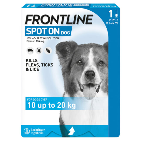 Frontline Spot On Medium Dog Flea X1 1.34Ml