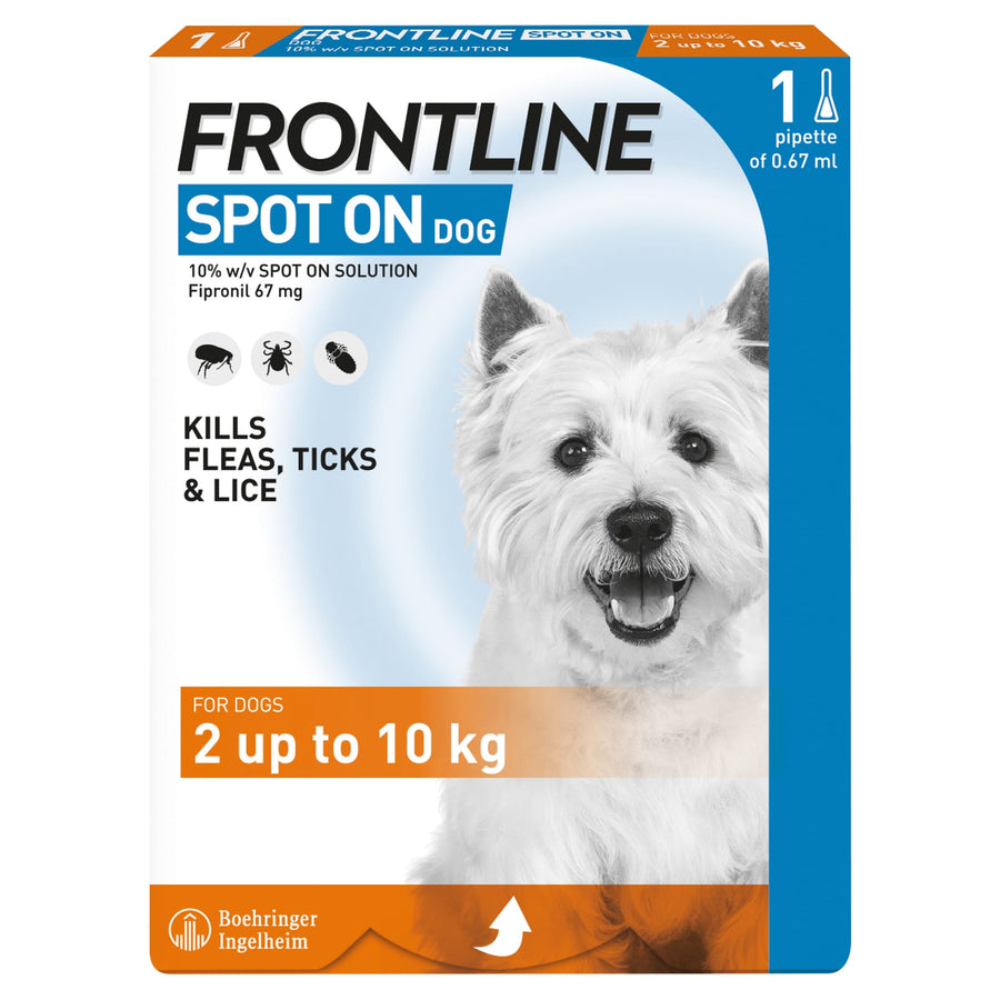 Frontline Spot On Small Dog Flea Treatment 0.67Ml