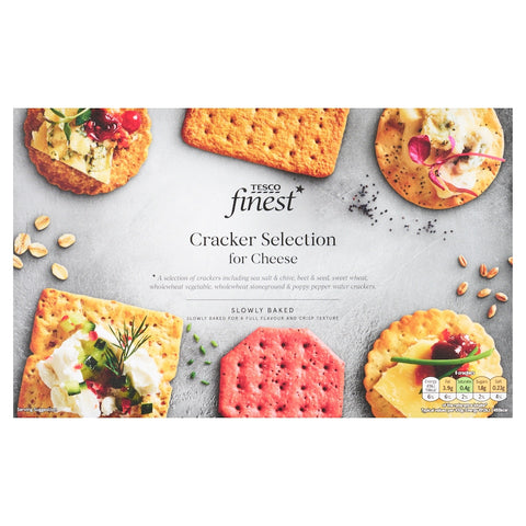 Tesco Finest Cracker Selection for Cheese 250g
