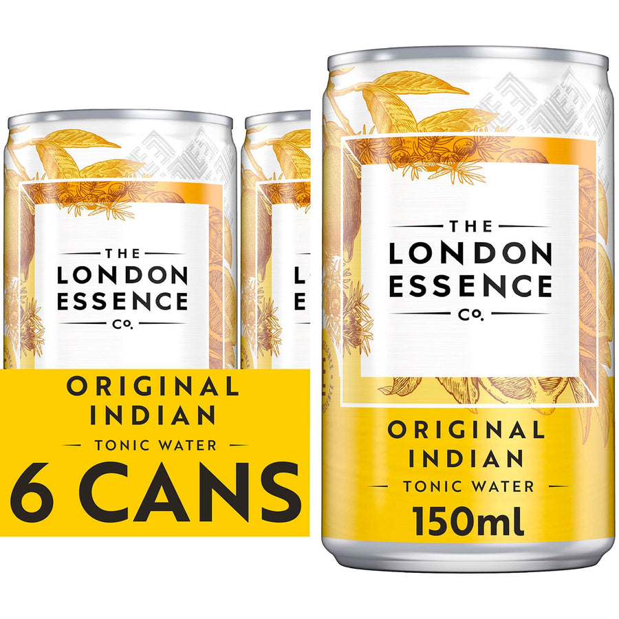 London Essence Original Indian Tonic Water Cans 6x150ml