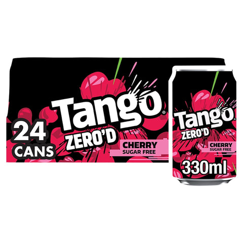 Tango Sugar Free Soft Drink - Cherry 24 x 330ml