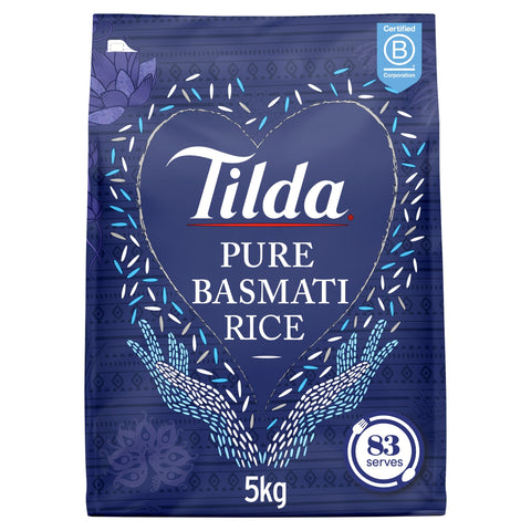Tilda Pure Basmati Rice 5Kg