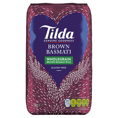 Tilda Brown Basmati Rice 1Kg