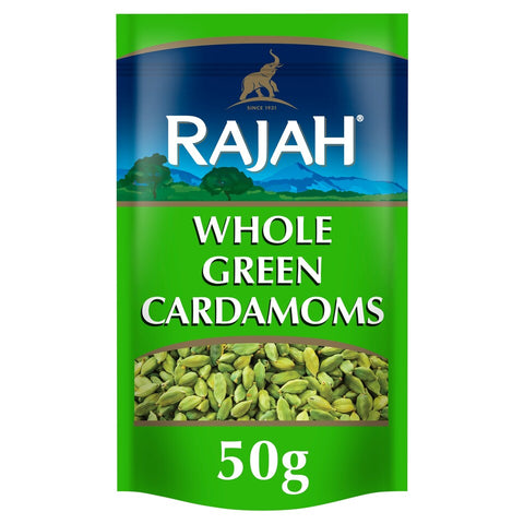 Rajah Whole Green Cardamoms 50g