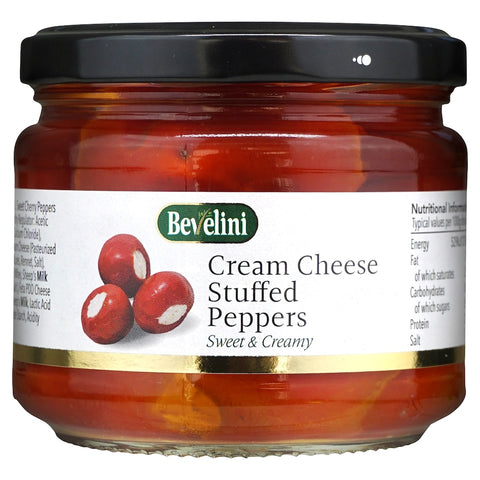 Bevelini Cream Cheese Stuffed Peppers 280g