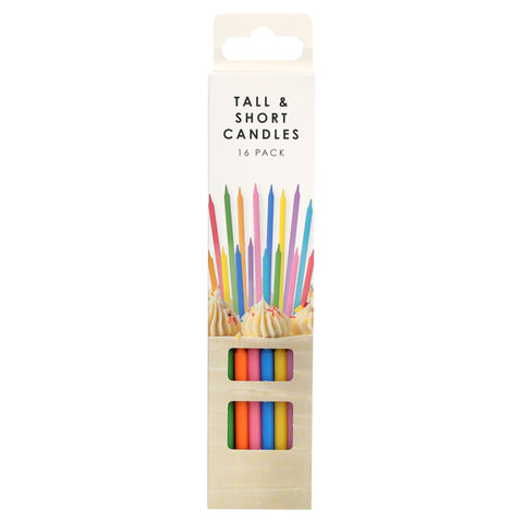 Table Fun Rainbow Candles