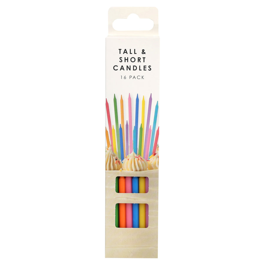 Table Fun Rainbow Candles