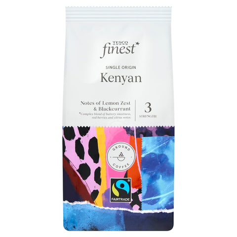 Tesco Finest Fairtrade Kenyan Ground Coffee 227g