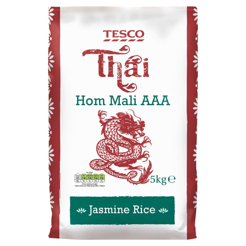 Tesco Thai Hom Mali Aaa Jasmine Fragrant Rice 5Kg