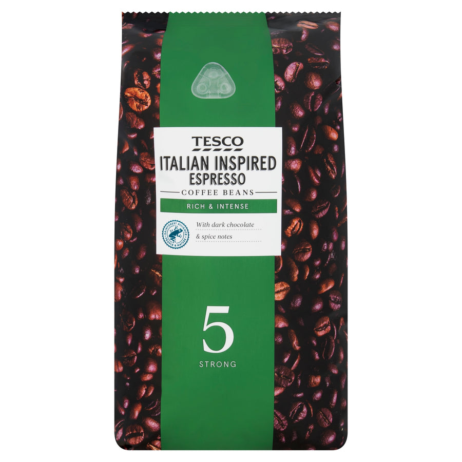 Tesco Italian Inspired Espresso Coffee Beans 1Kg