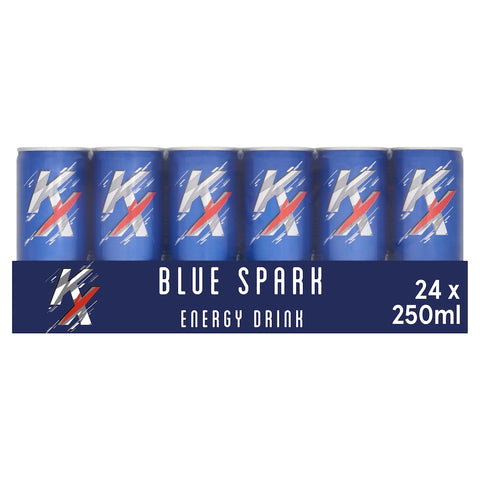 KX Blue Spark Energy Drink 24x250ml