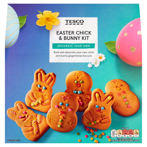Tesco Chick & Bunny Gingerbread Kit Kit 441G