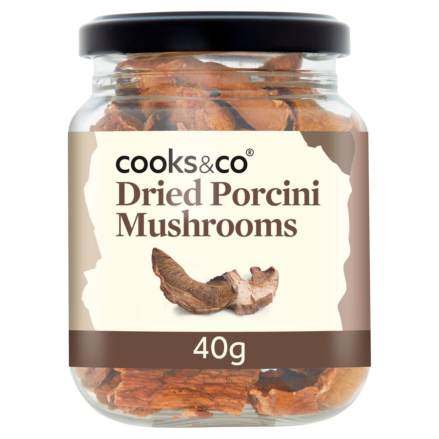 Cooks & Co Dried Porcini Mushrooms 40G