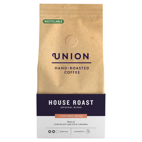 Union House Roast Cafetiere Grind Coffee 200G