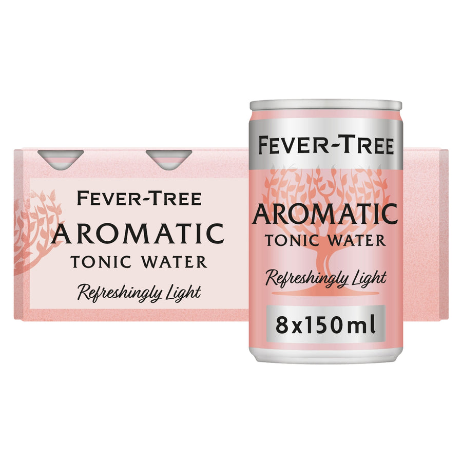 Fever Tree Light Aromatic Tonic Cans 8X150ml