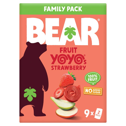 Bear Strawberry YoYos 9 x 20g