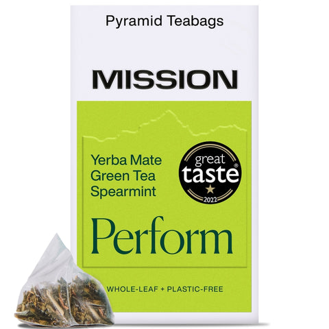 MISSION Perform Yerba Mate with Green Tea, Spearmint 15 Tea Bags 30g