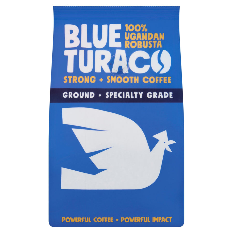 Blue Turaco Coffee Ground 100% Specialty Ugandan Robusta 227g