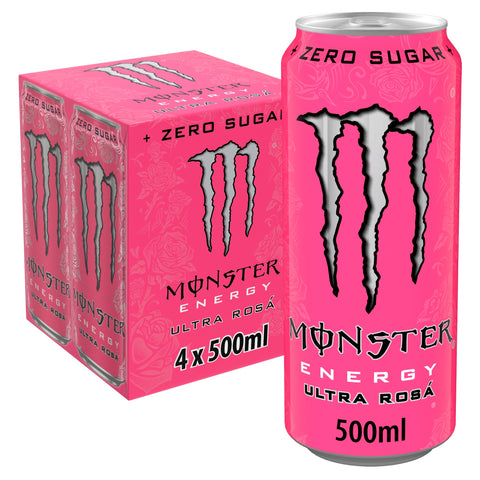 Monster Energy Drink Ultra Rosa 4x500ml