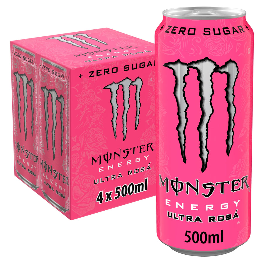 Monster Energy Drink Ultra Rosa 4x500ml
