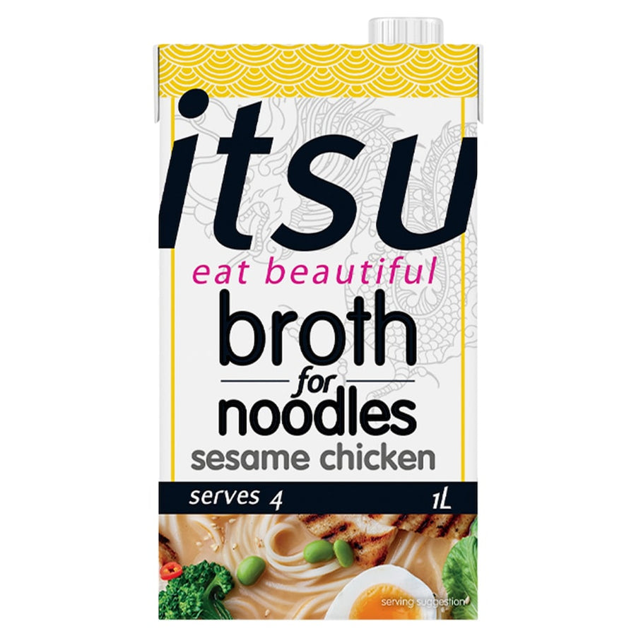 itsu sesame chicken broth for noodles 1L