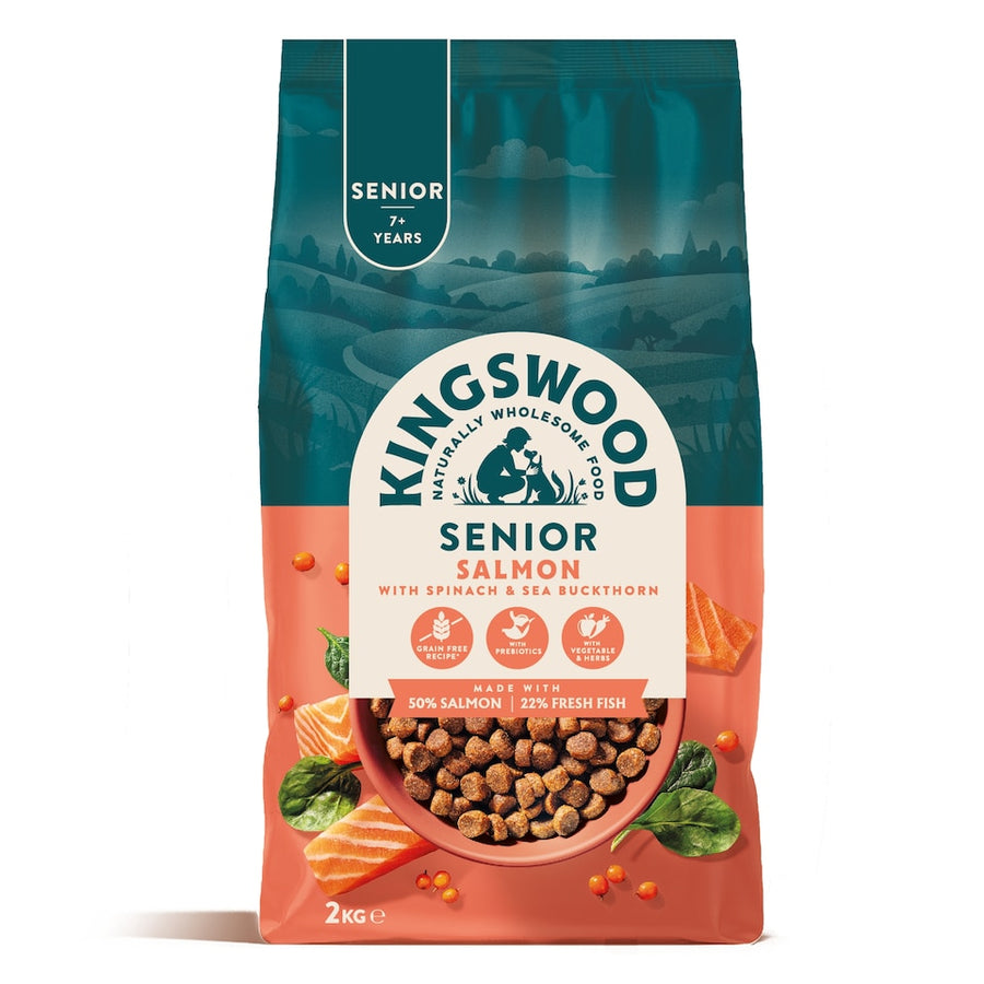 Kingswood Senior Dog, Salmon with Spinach & Sea Buckthorn, 2Kg