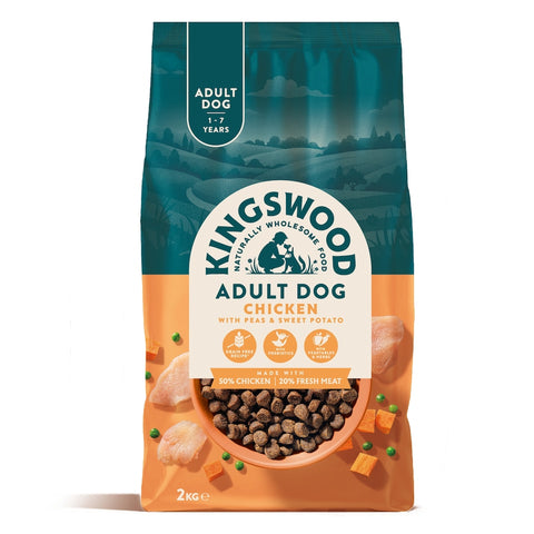 Kingswood Adult Dog, Chicken with Peas & Sweet Potato, 2Kg
