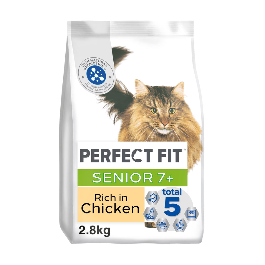 PERFECT FIT Cat Complete Dry Senior 7+ Chicken 2.8kg