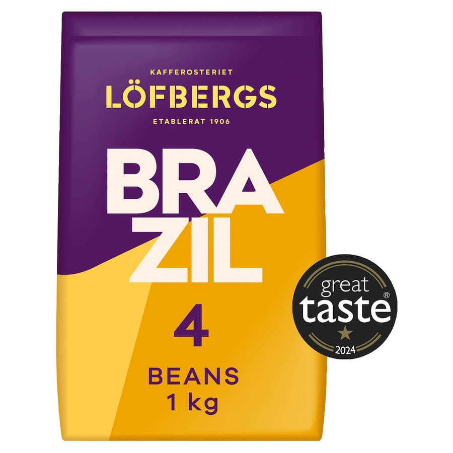 Lofbergs Brazil Single Origin Whole Coffee Beans 1kg