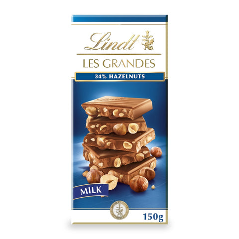 Lindt Hazelnut Milk Chocolate Bar 150G