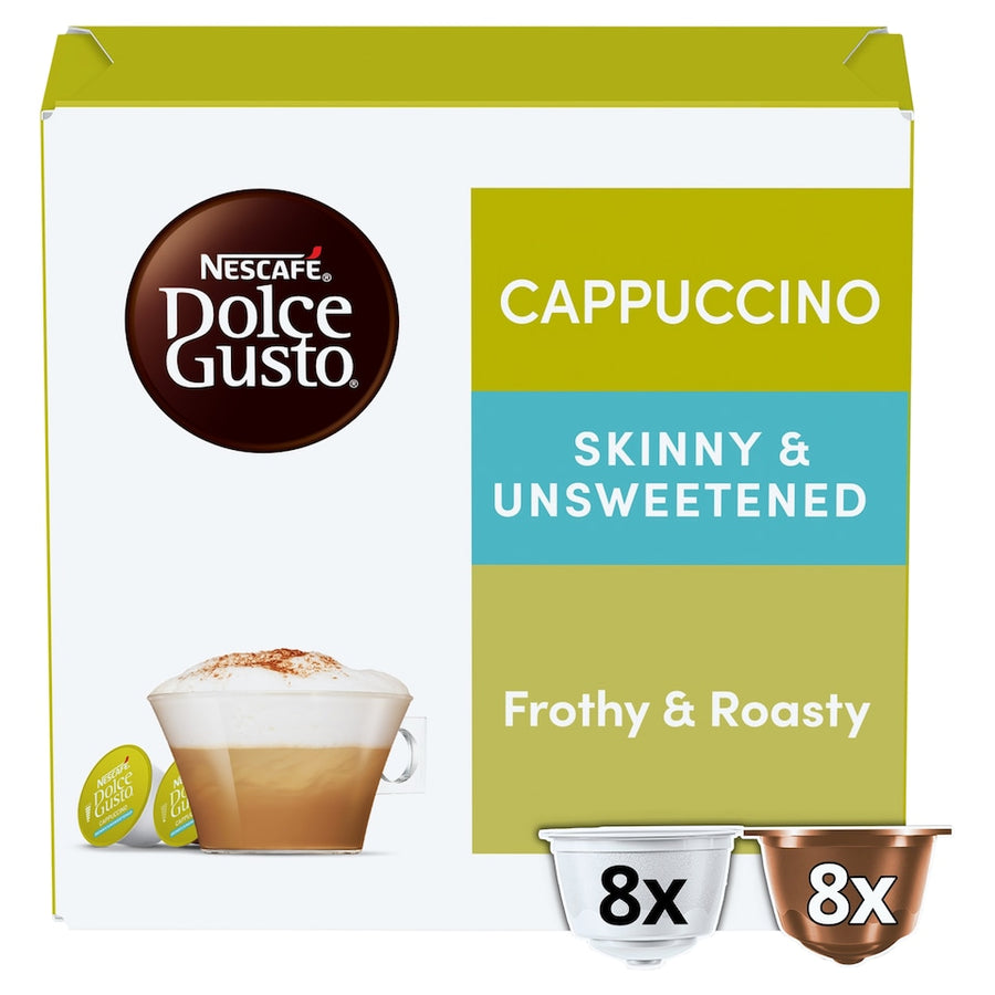 Nescafe Dolce Gusto Cappuccino Skinny Coffee Pods x16 160g