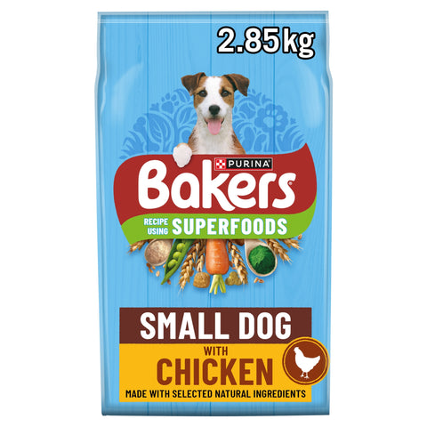 BAKERS Small Dog Chicken Dry Dog Food 2.85kg