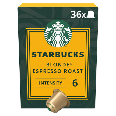 Starbucks Blonde Espresso Roast Coffee Pods x36 188g
